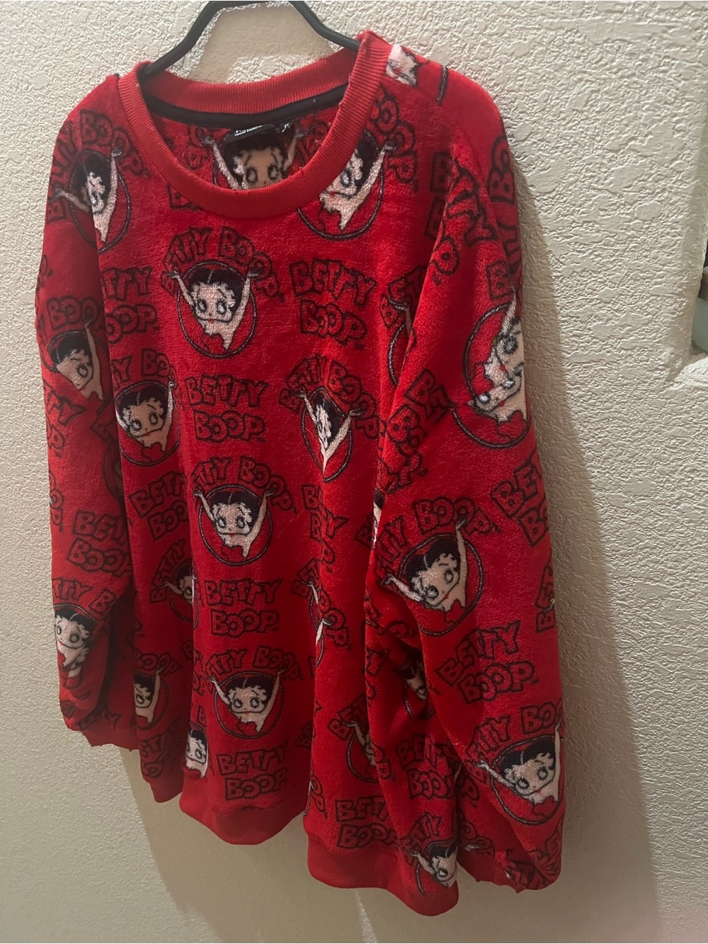 Cozy Betty Boop 3X Sweatshirt
